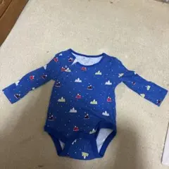 babyGap 青い山柄ロンパース 6-12ヶ月