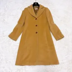 【美品】MAXMARA マックスマーラ　ロングコート　カシミヤ混　38 キャメル