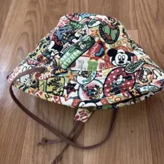 ディズニー キャラクター総柄 キッズ ハット 帽子のサムネイル