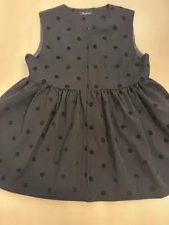 ドット柄　ジレのサムネイル