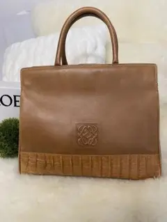 ✨LOEWE ロエベ✨超希少品 ハンドバッグ レザー レディース 茶色
