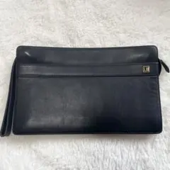 ダンヒル　dunhill　クラッチバッグ　セカンドバッグ　本革　ブラック