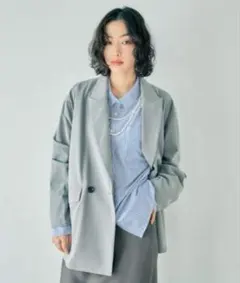 LEPSIM TRルーズWブレストジャケット