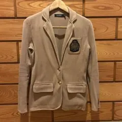 LAUREN RALPH LAUREN ニットジャケット ベージュ S