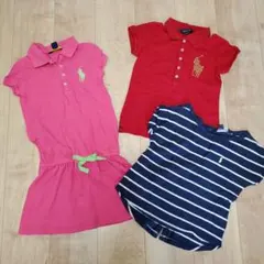 ラルフローレン半袖３枚セット120～130