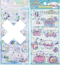 シナモンロール　海外公式　サンリオ　ウォーターシール　シャカシャカ