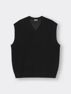 GU ウォッシャブルメッシュニットベスト