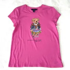ポロラルフローレン ポロベア 160 女の子 Tシャツ ピンク