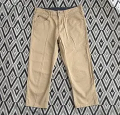 【美品】ハーフパンツ　七分丈　ショートパンツ　ベージュ　S ストレッチ　TKのサムネイル