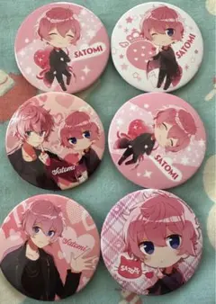 すとぷり さとみくん Memories缶バッジ