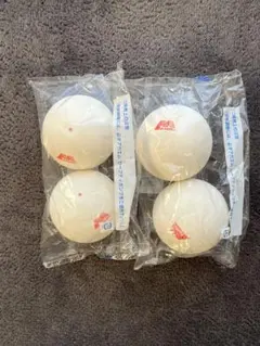 ソフトテニスボール　アカエム公認球　4球　ホワイト