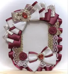 〈再販品〉　B8 硬質ケース　デコ　痛ロゼット　ハンドメイド