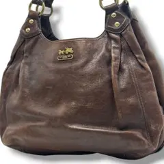 COACH マディソン マギー ワンショルダーバッグ レザー 馬車金具 Y2K