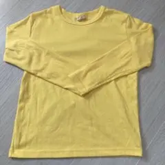 イエロー 長袖カットソー　140