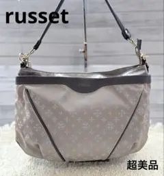 【超美品】russet ラシットショルダーバッグ 2way ナイロン A4収納可