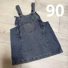 raker 韓国子供服 デニム　ジャンパースカート　オーバーオール　スカート