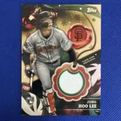 【RC】イ・ジョンフ Topps 2024 Holidayレリック ジャイアンツ