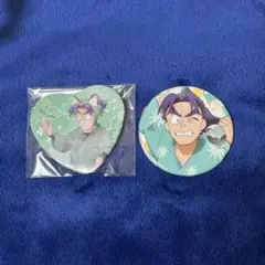 忍たま乱太郎 ナンジャ みんなで商い 缶バッジ ハート缶 潮江 文次郎