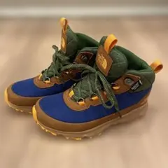 THE NORTH FACE 登山靴 青/緑/茶 子ども用21cm