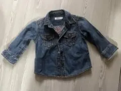 Double.B デニムジャケット　80センチ
