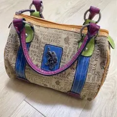 US POLO ASSN ハンド トートバッグ　ベージュ　レディース 通勤