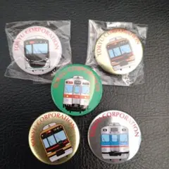 TOKYU CORPORATION ピンバッジ 5個セット