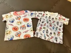 アンパンマン Tシャツ 2枚セット 90 吸水速乾