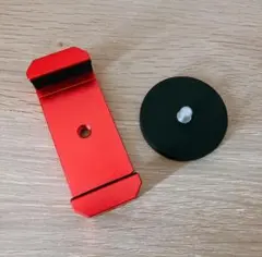 スマホホルダー 自撮り 赤 マグネット スタンド 強力 コンパクト 卒業 入学