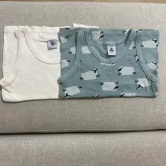 《お値下げ》PETITBATEAU タンクトップ2点セット 6ans/116cmのサムネイル