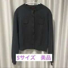 ぺろ様専用　CABaN コットンカシミヤ　クルーネック　カーディガン　S