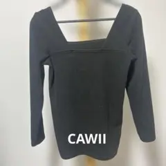 CAWAII ブラック スクエアネックのサムネイル
