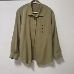 シャツ カーキ