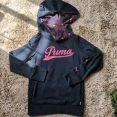 Puma フード付きパーカー 黒