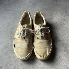 80s vans era スニーカー USA製 トロピカル柄 29.5cm