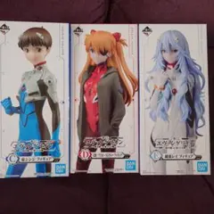 一番くじ エヴァンゲリオン 〜初号機vs第13号機〜 C D E賞 未開封3体
