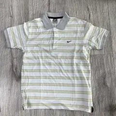 Nike ストライプ ポロシャツ Lサイズ