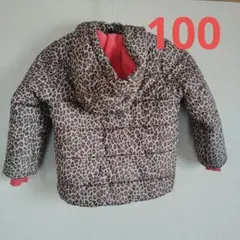 ヒョウ柄ダウンコート 4才サイズ　100 110　カーターズ