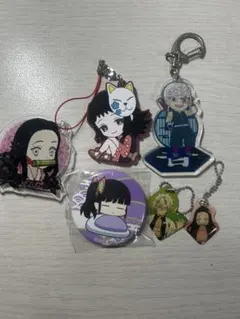 鬼滅の刃 アクリルキーホルダー 5個セット