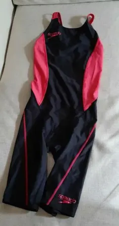 speedo 競技用水着 黒/ピンク FINA承認