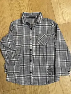 BeBe チェック柄 長袖シャツ 120