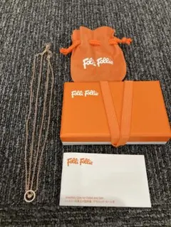 Folli Follie ネックレス 2連 ピンクゴールドカラー　未使用品のサムネイル