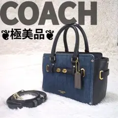 極美品✨️ COACH Swagger Denim 2way shoulder