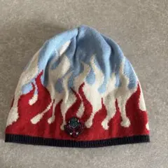 ヒスミニ　炎模様 ニット帽　ヒステリックミニ ヒステリックグラマー