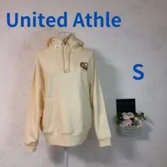 ★美品A★ United Athle パーカー 長袖 ポケット S クリーム色のサムネイル