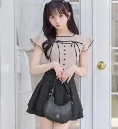 michell Macaron 半袖 トップス ベージュ