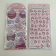 ボンボンドロップシール　ウォーターシール　マイメロディー　2点セット