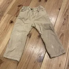 ベージュ コーデュロイパンツ 90