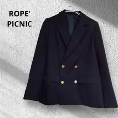 美品✨ ロペピクニック 2024 金ボタン 紺ブレ テーラードジャケット