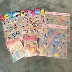 値下！新品未使用！ディズニー×プリンセス　プクプク・きらきら・シールセット