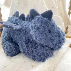 【美品！】モナミ ブルー ドラゴン ぬいぐるみ